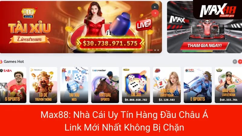 Các loại hình cá cược tại nhà cái Max88