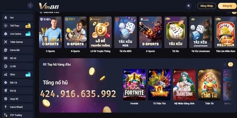 nhà cái Vin88 Tại sao nhà cái Vin88 được đánh giá cao trên thị trường?