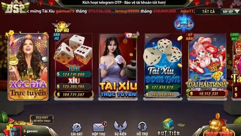 nhà cái B52club Trải nghiệm người chơi và ưu đãi tại nhà cái B52club